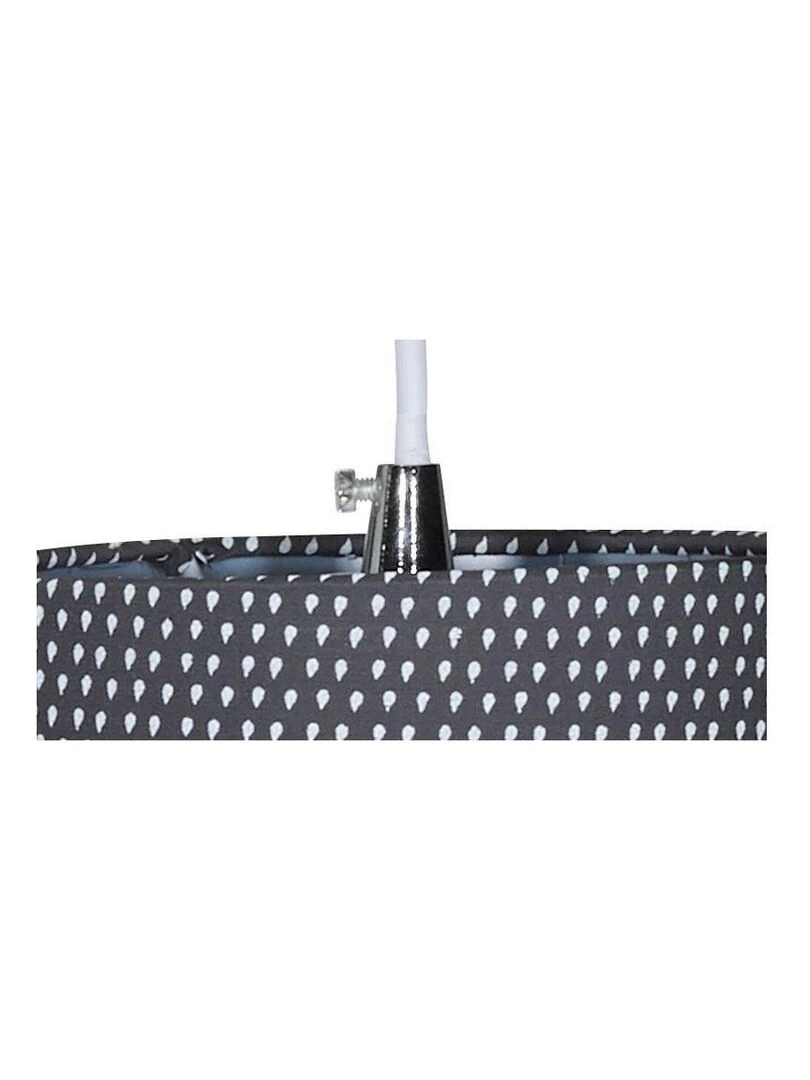 Suspension Lumineuse Trio Plafonnier en coton gris   SAUTHON   Gris