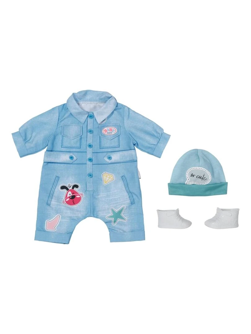 Baby born Deluxe Combinaison en jean pour poupée 43cm N/A