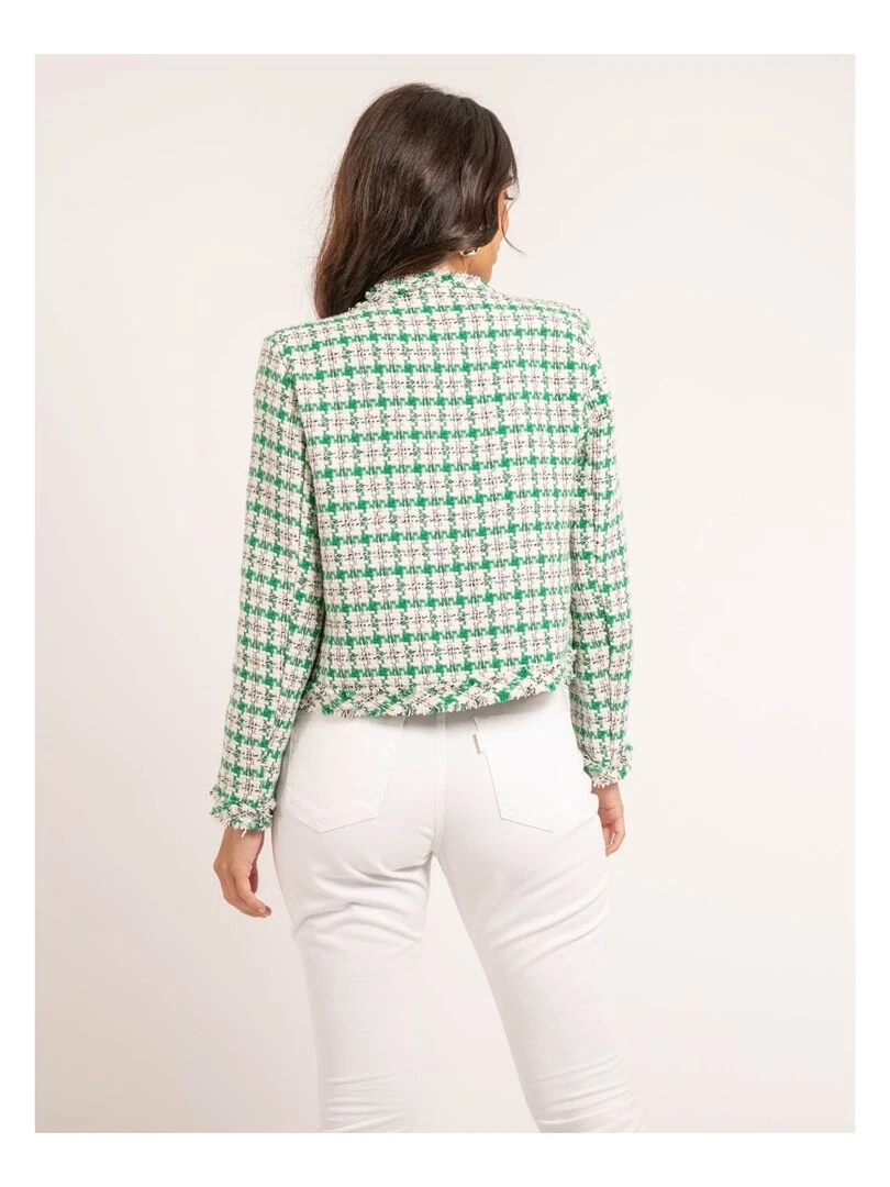 Veste tweed ULMAN   Vert