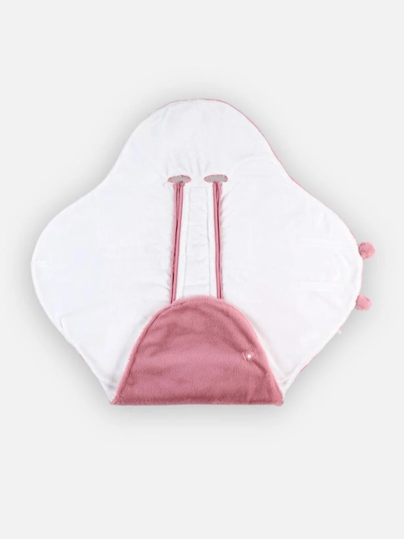 Couverture promenade longs poils    Noukie's   Rose