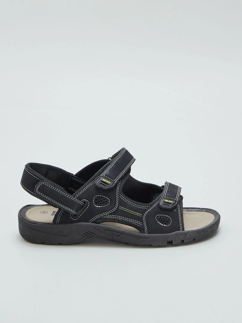 Sandales type sport Noir