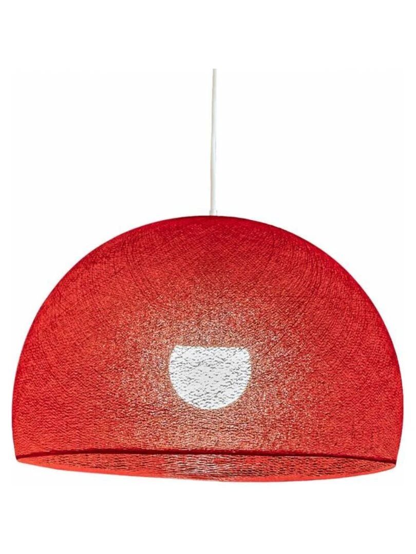 Abat jour coupole rouge 67 avec suspension simple Rouge