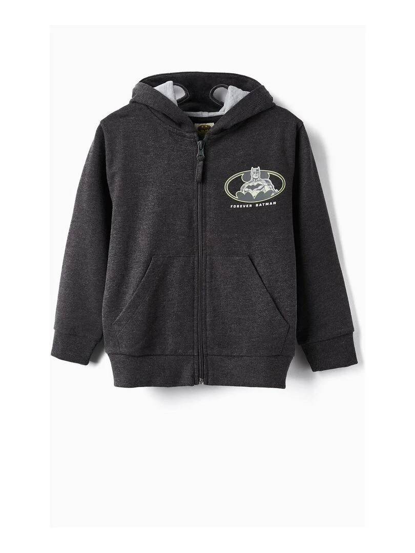Manteau avec Capuche Masque pour Garçon 'Batman' WARNER BATMAN Gris foncé