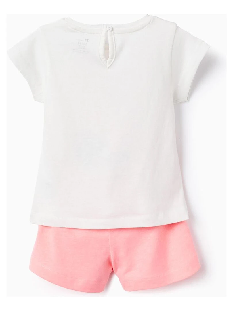 T Shirt + Short pour Bébé Fille 'Explorer' EXPLORING AUSTRALIA Blanc
