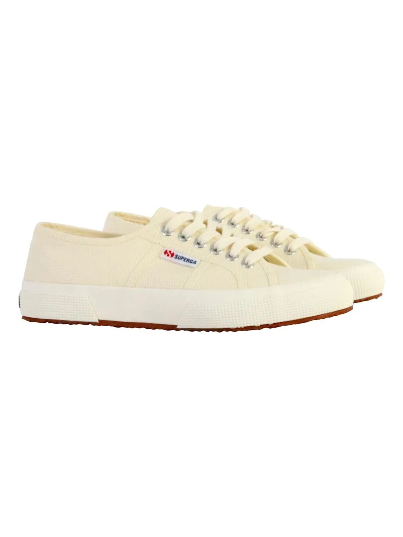Basket Basse à Lacets Superga Cotu Classic   Beige