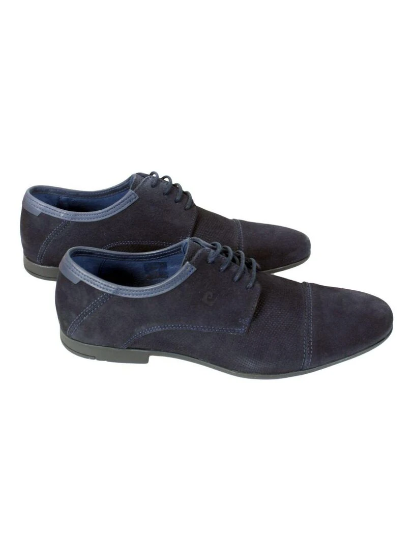 Derbies en cuir Pierre Cardin   Bleu