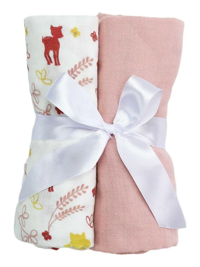 lot de langes   Rose