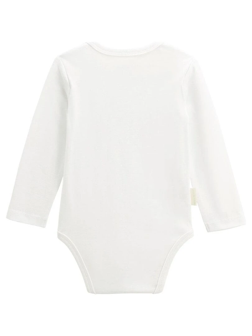 Lot de 3 bodies bébé manches longues   Blanc