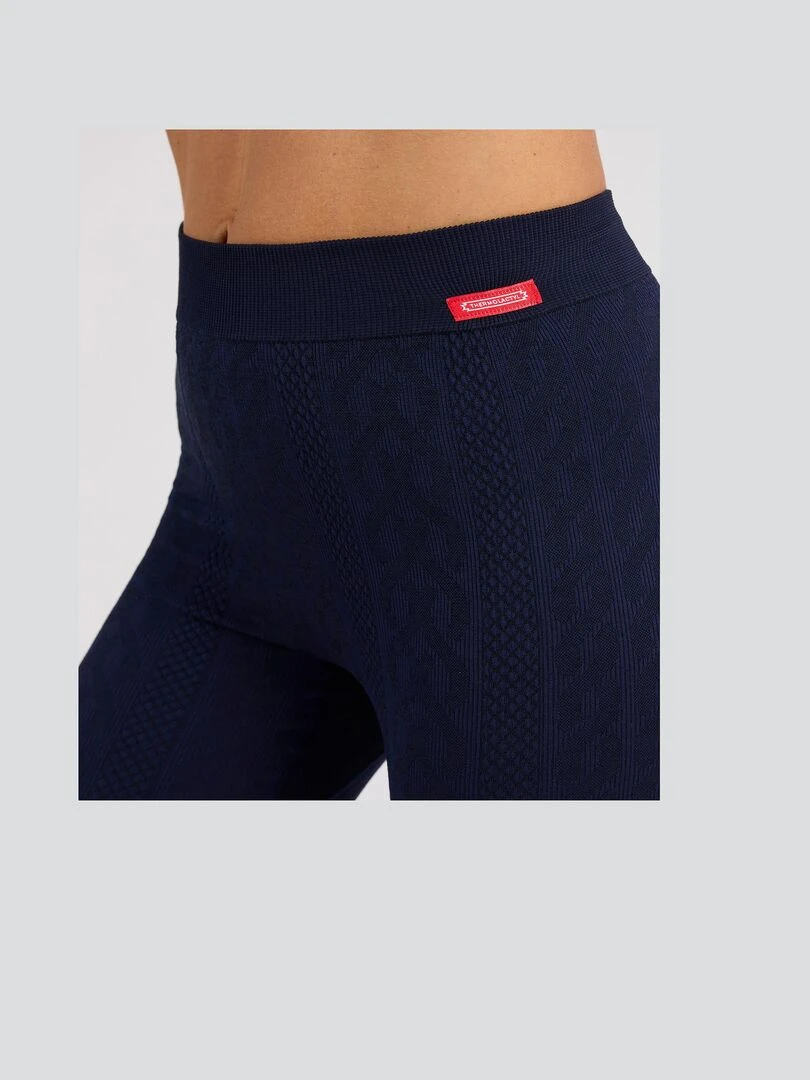 Caleçon torsades Energy Thermolactyl 3 femme   DamartSport   Bleu