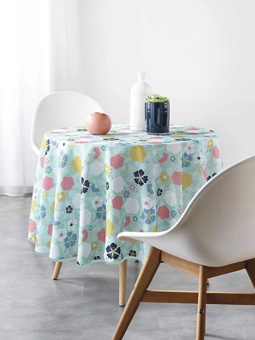 Nappe ronde Lily Vert jade