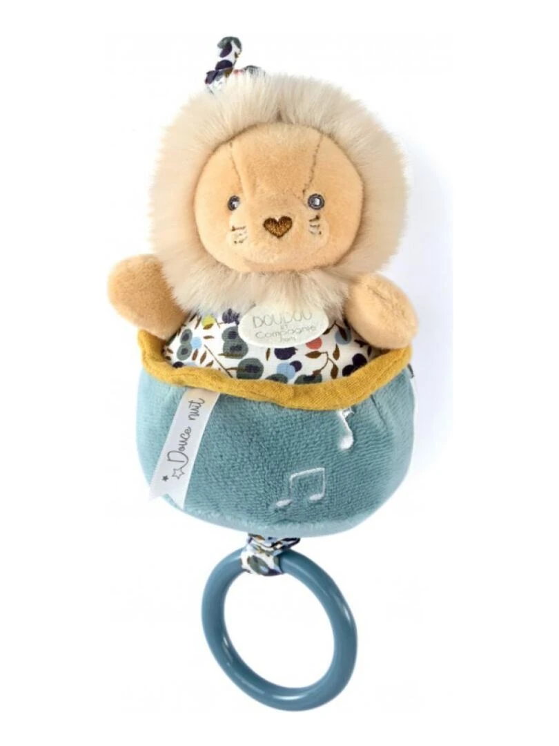 DOUDOU BOHAIME BOITE A MUSIQUE   LION   Jaune