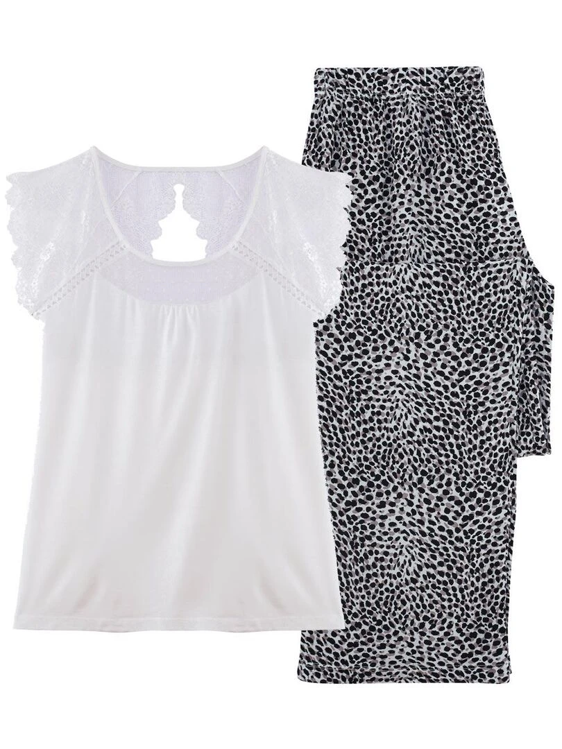 Pyjama LIBERTE Pomm'Poire Noir