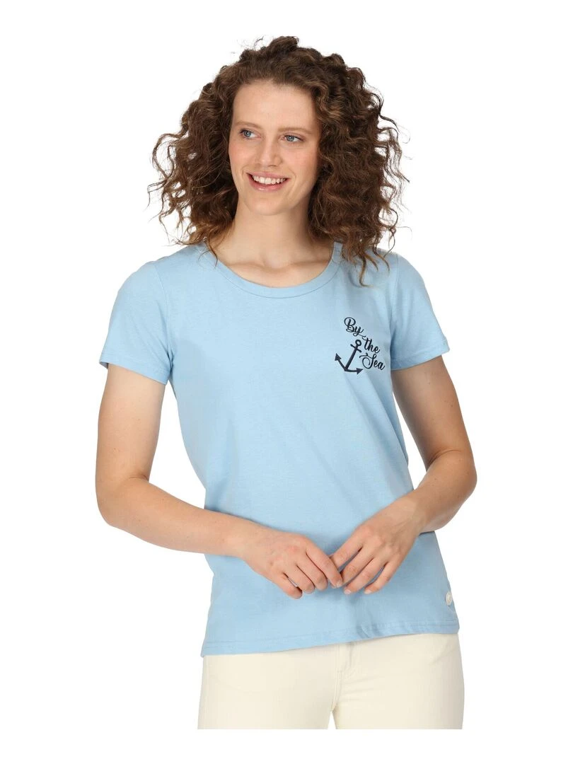 Regatta   T shirt FILANDRA BY THE SEA   Bleu clair