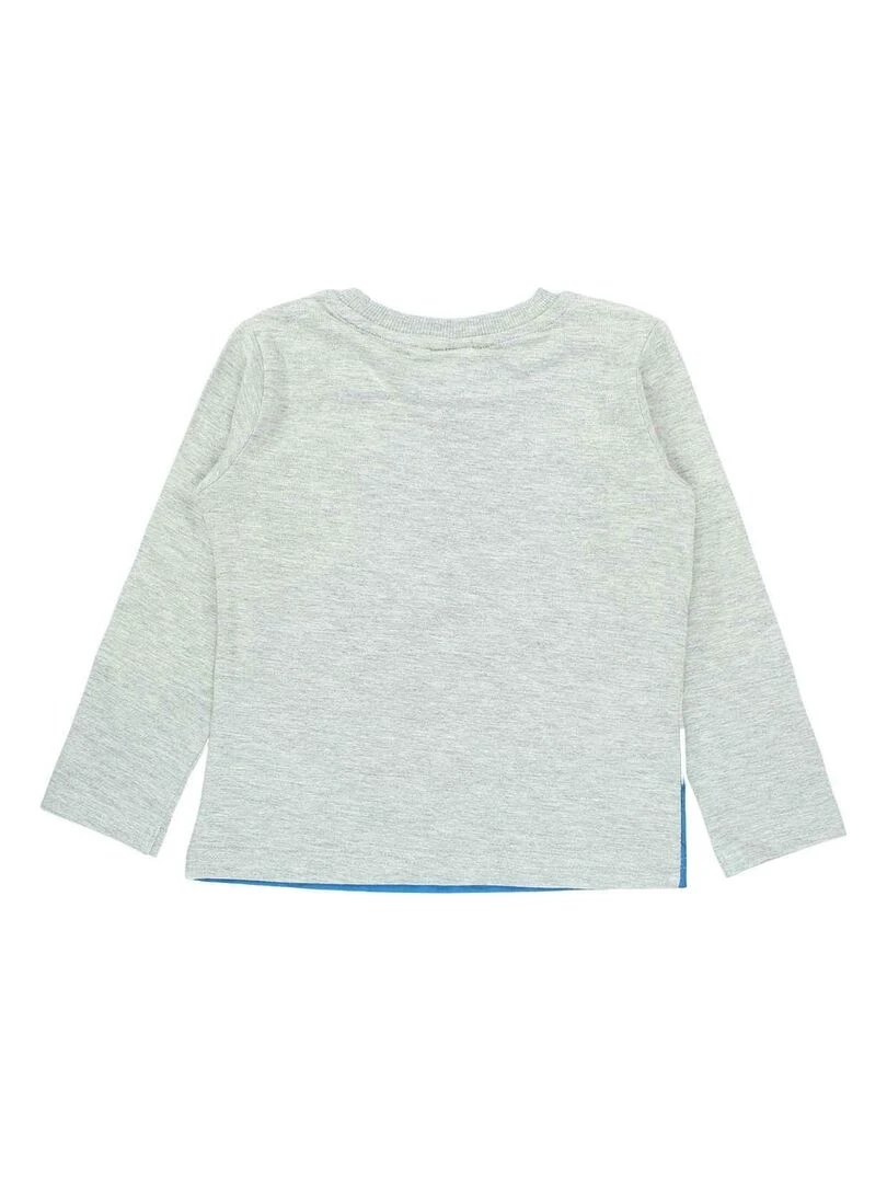 Disney   T shirt garçon imprimé Mickey en coton   Blanc