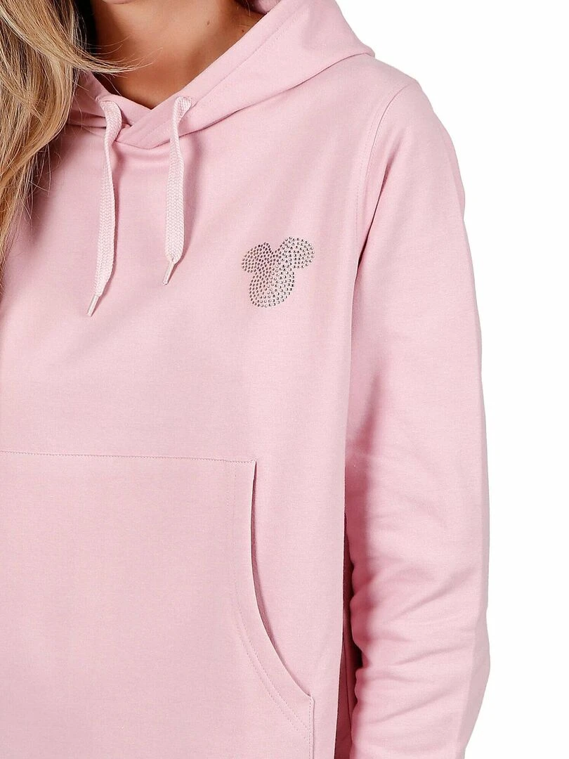 Pyjama legging sweat capuche Minnie Soft Disney   Rose