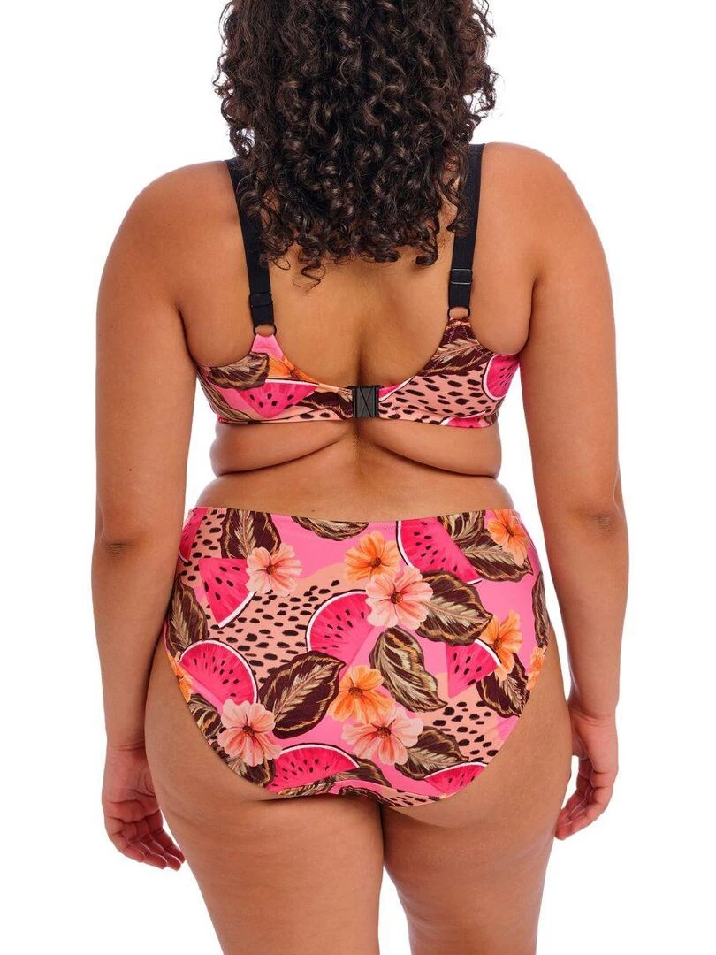 Haut de maillot grande taille Cabana Nights   Rose