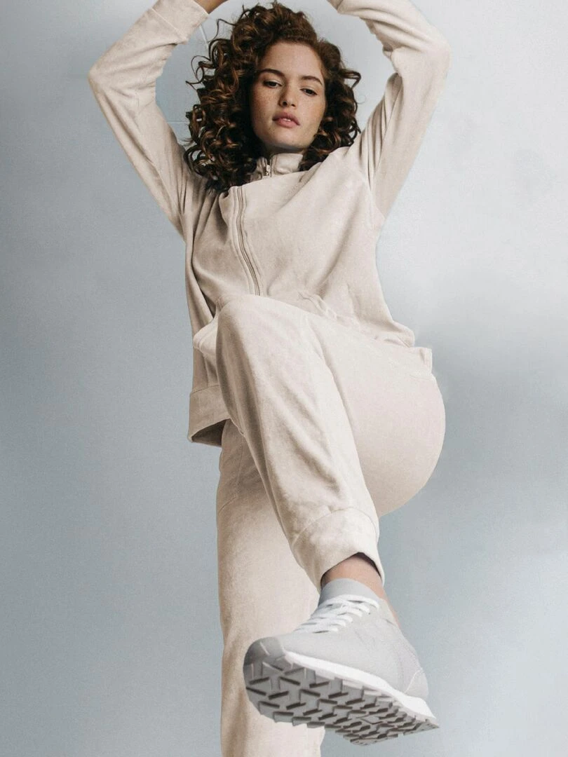Pyjama pantalon veste zippée Soft Home   Beige