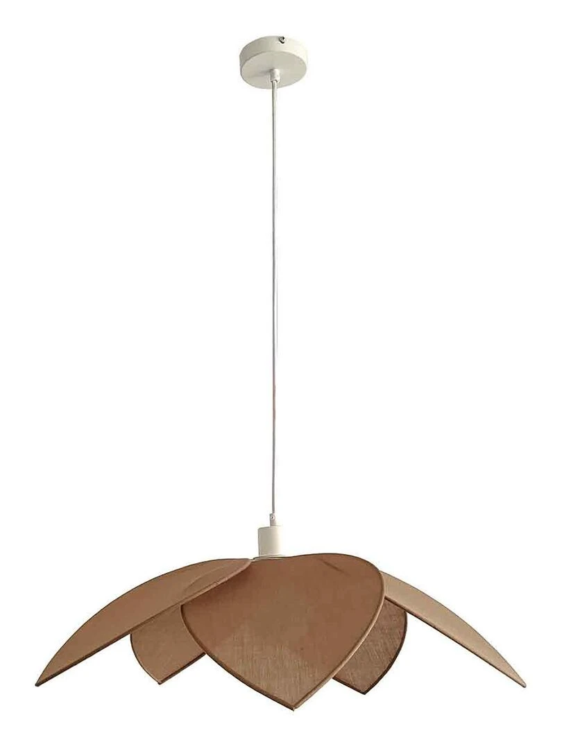 Suspension pétales de fleur Taupe