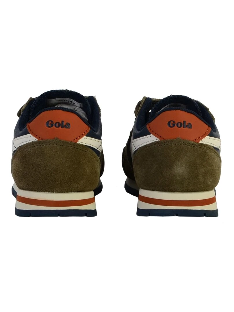 Basket Cuir Enfant Gola Daytona Pure Strap   Bleu