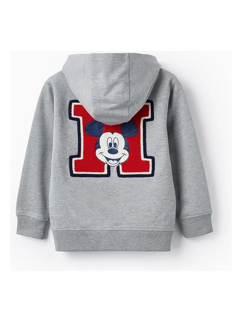 Veste en Coton avec Capuche pour Garçon 'Mickey' MICKEY Gris clair