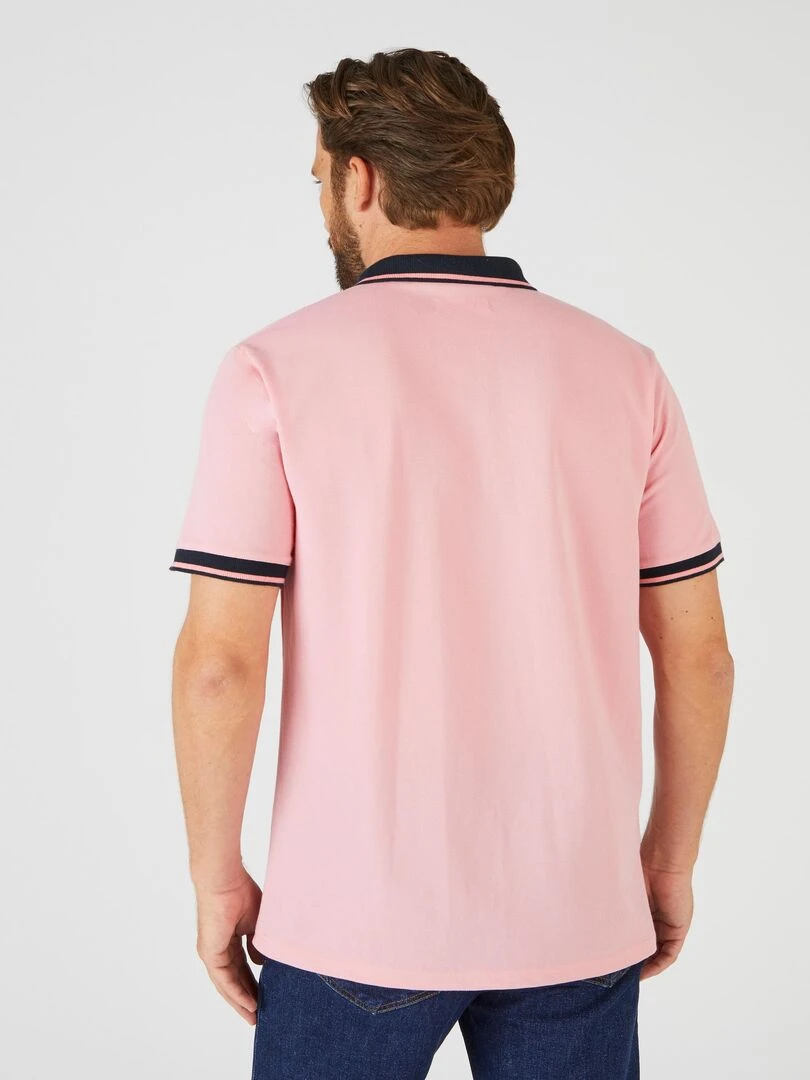 Polo manches courtes   Damart   Rose