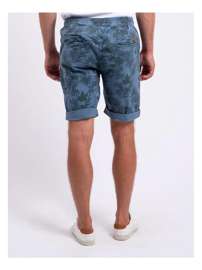 Bermuda chino motifs BOST Bleu