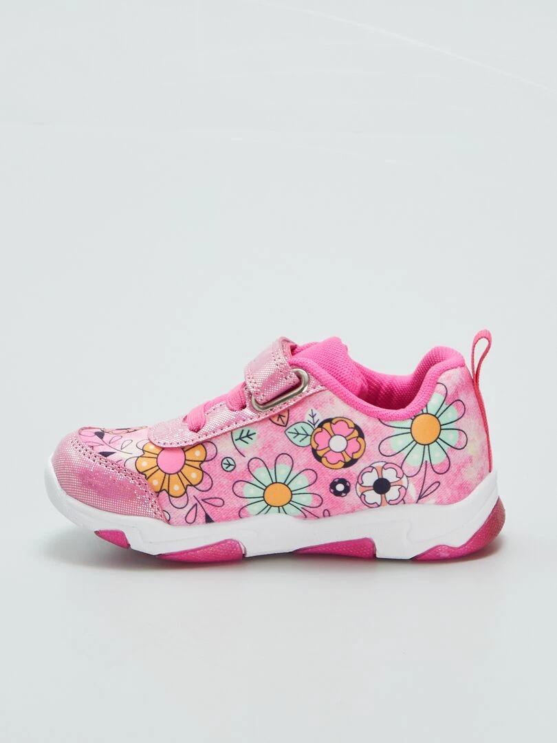 Baskets en toile 'Minnie' 'Disney' lumineuses   Rose