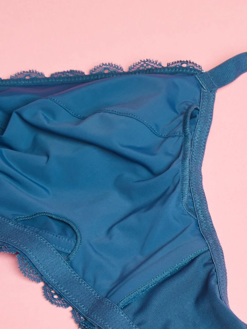 Soutien gorge post opératoire   bleu