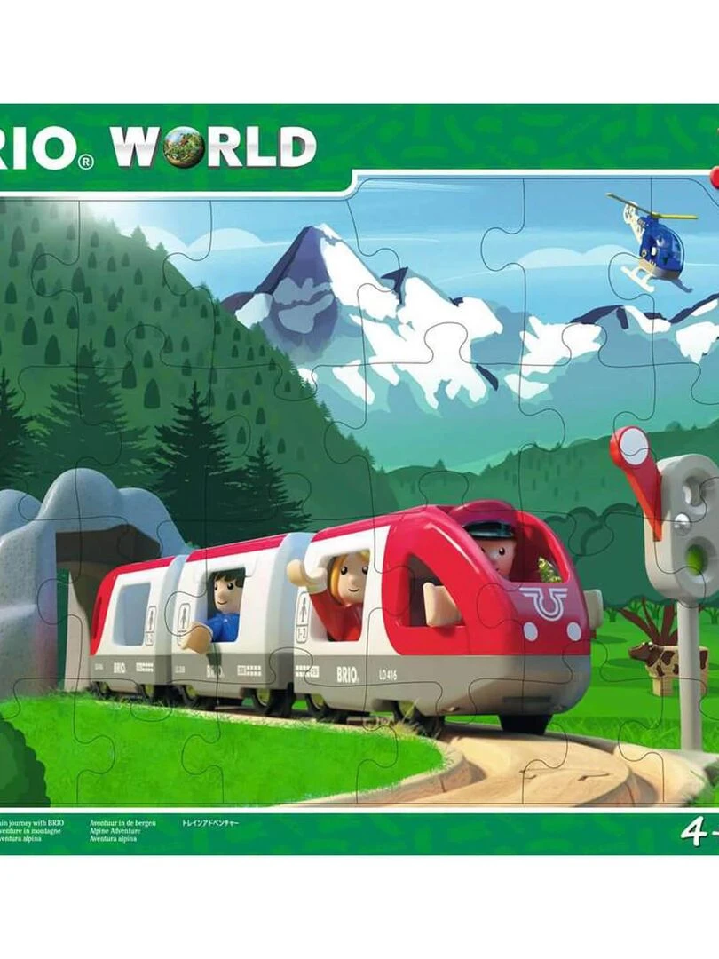 Puzzle cadre 24 pièces : Brio : Aventure en montagne N/A