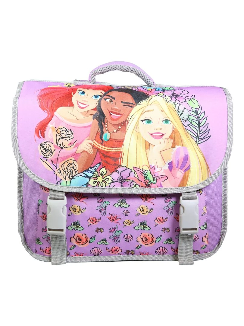 BAGTROTTER Cartable 38 cm Princesses Violet Fleurs Violet