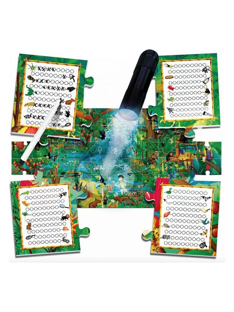 Puzzle Explore la Foret Jeu d observation N/A