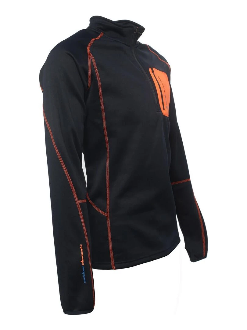 Sweat polaire homme CERUNO   PEAK MOUNTAIN   Bleu marine