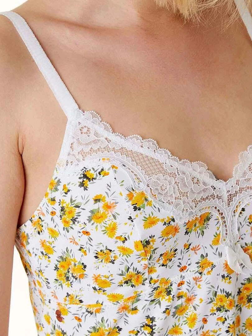 Nuisette JOLI MINOIS   Brigitte Bardot   Blanc Jaune Blanc