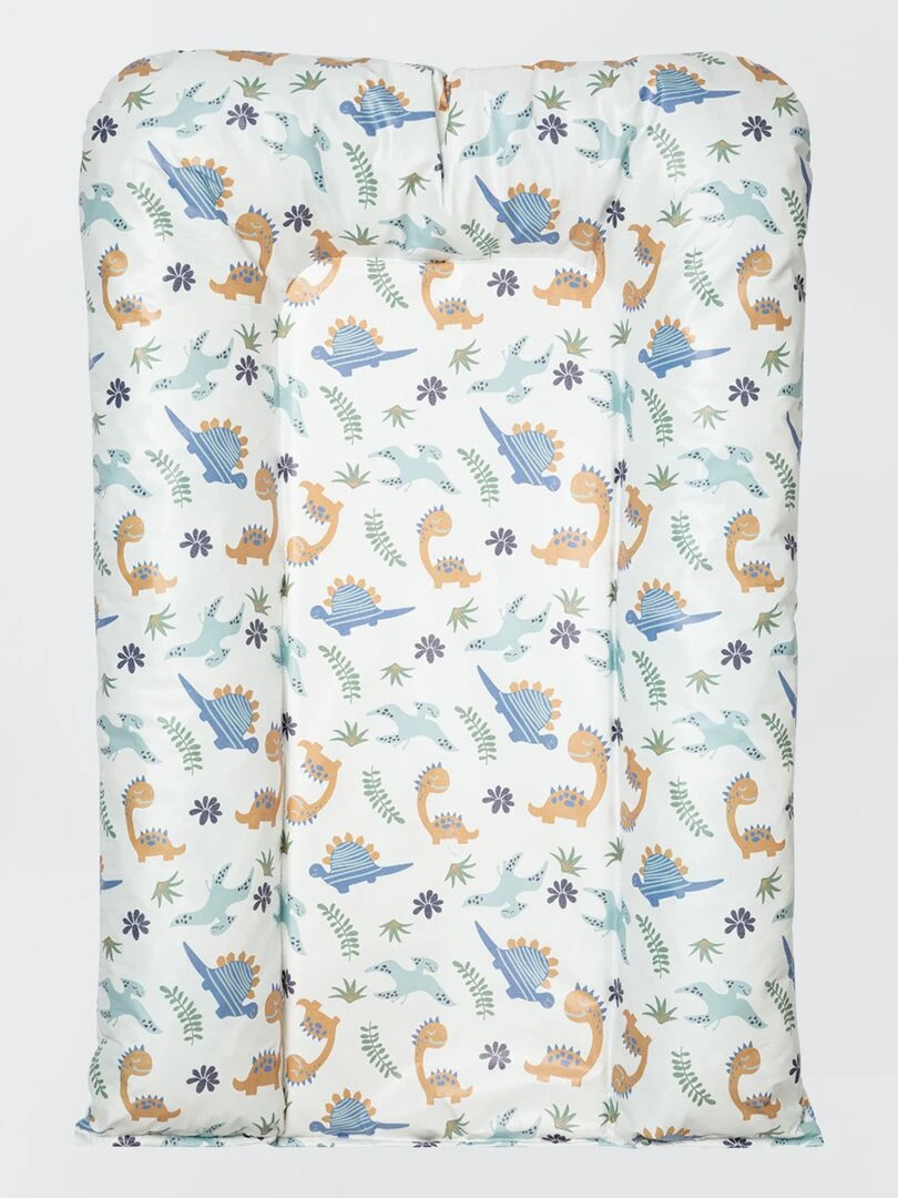 Matelas à langer imprimé dinosaures Vert