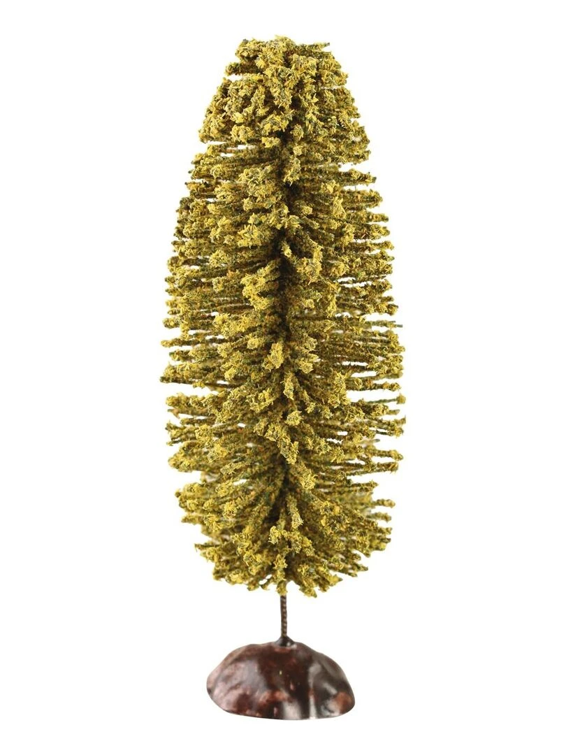 Arbre sapin pour creche jaune Vert