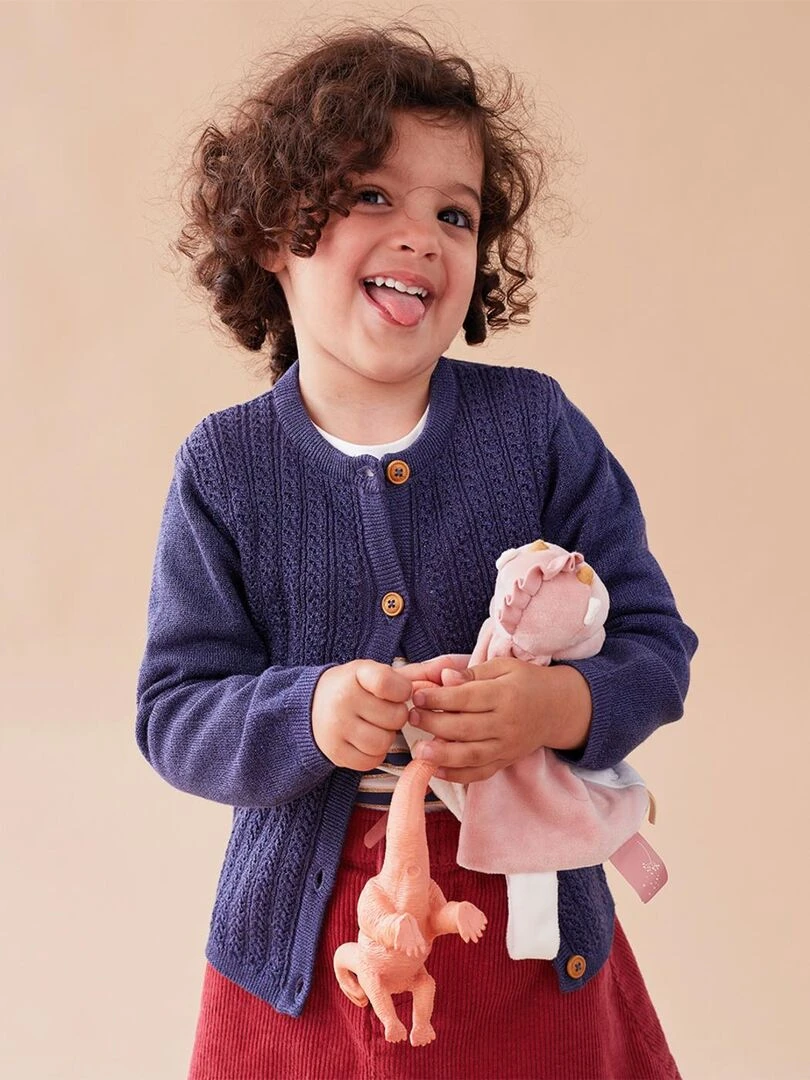 Cardigan lurex en tricot Noukie's Bleu