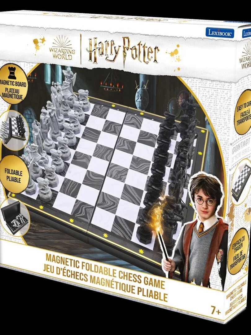 Jeu d’échecs Harry Potter magnétique pliable   N/A