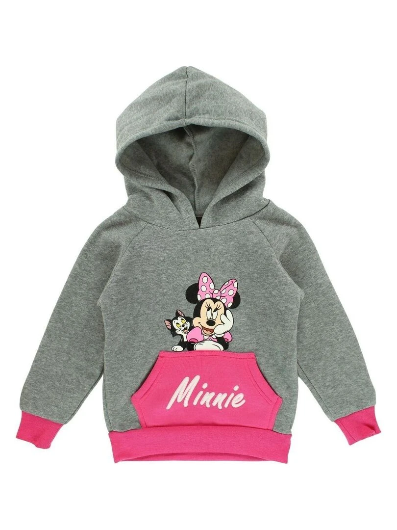 Disney Sweat fille imprimé Minnie Gris