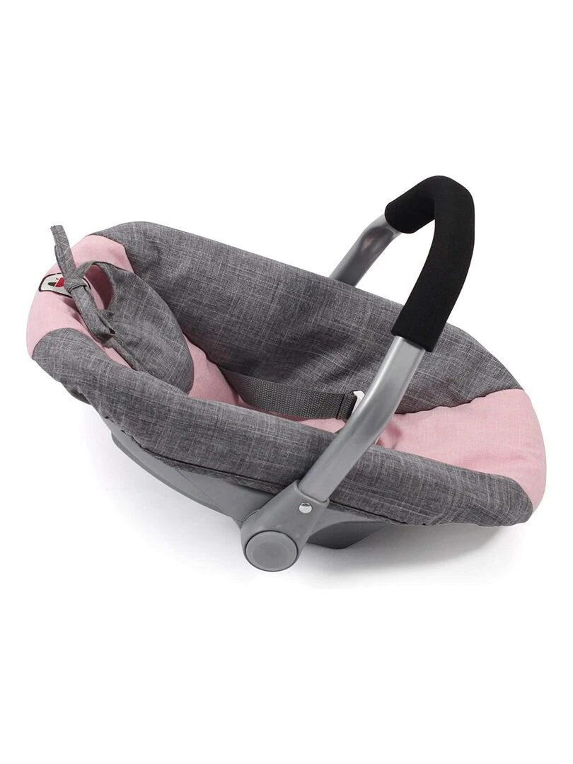 Siège Auto Pour Poupée Melange Gris Rose N/A