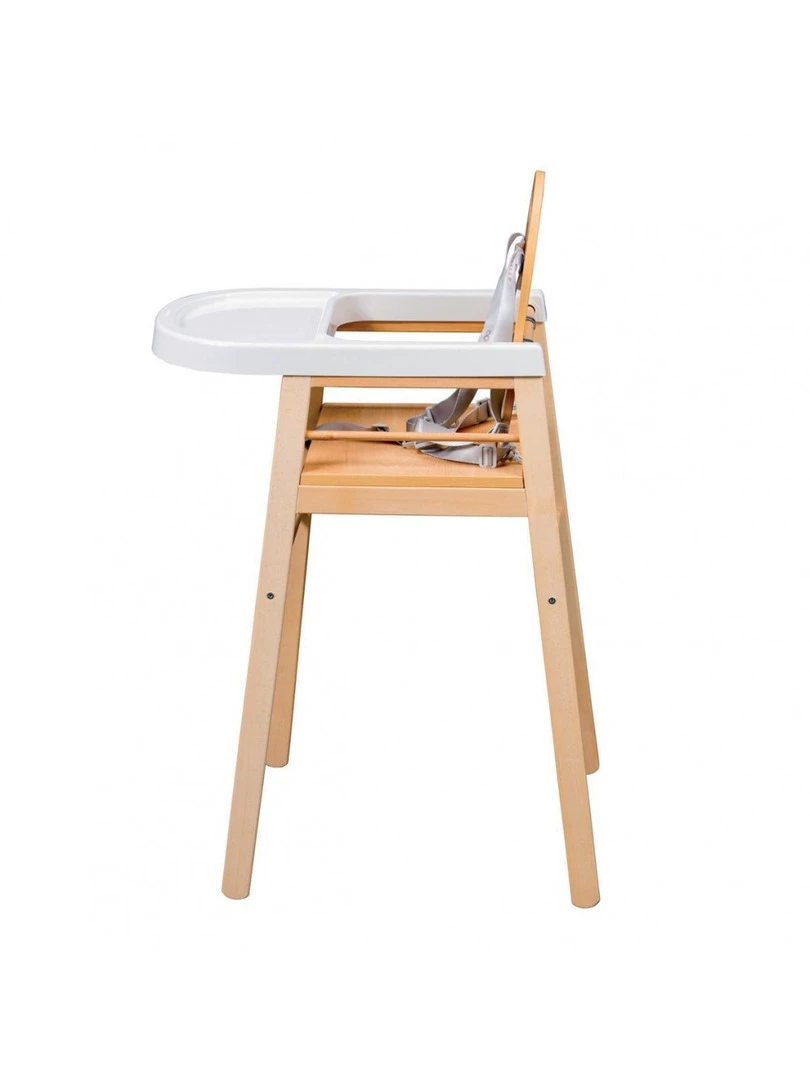 Combelle   Chaise Haute Bébé Lili   Vernis Naturel   52x96cm   Marron
