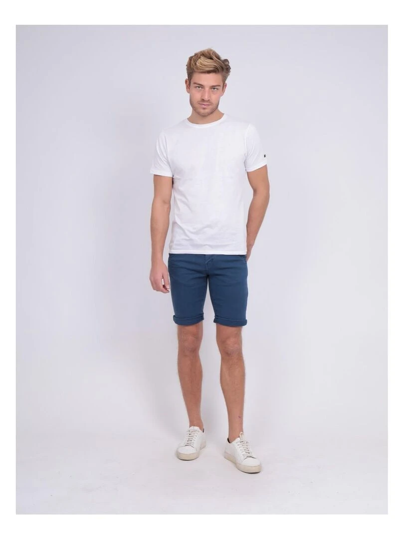 Bermuda chino BAVOLTA   Bleu roi