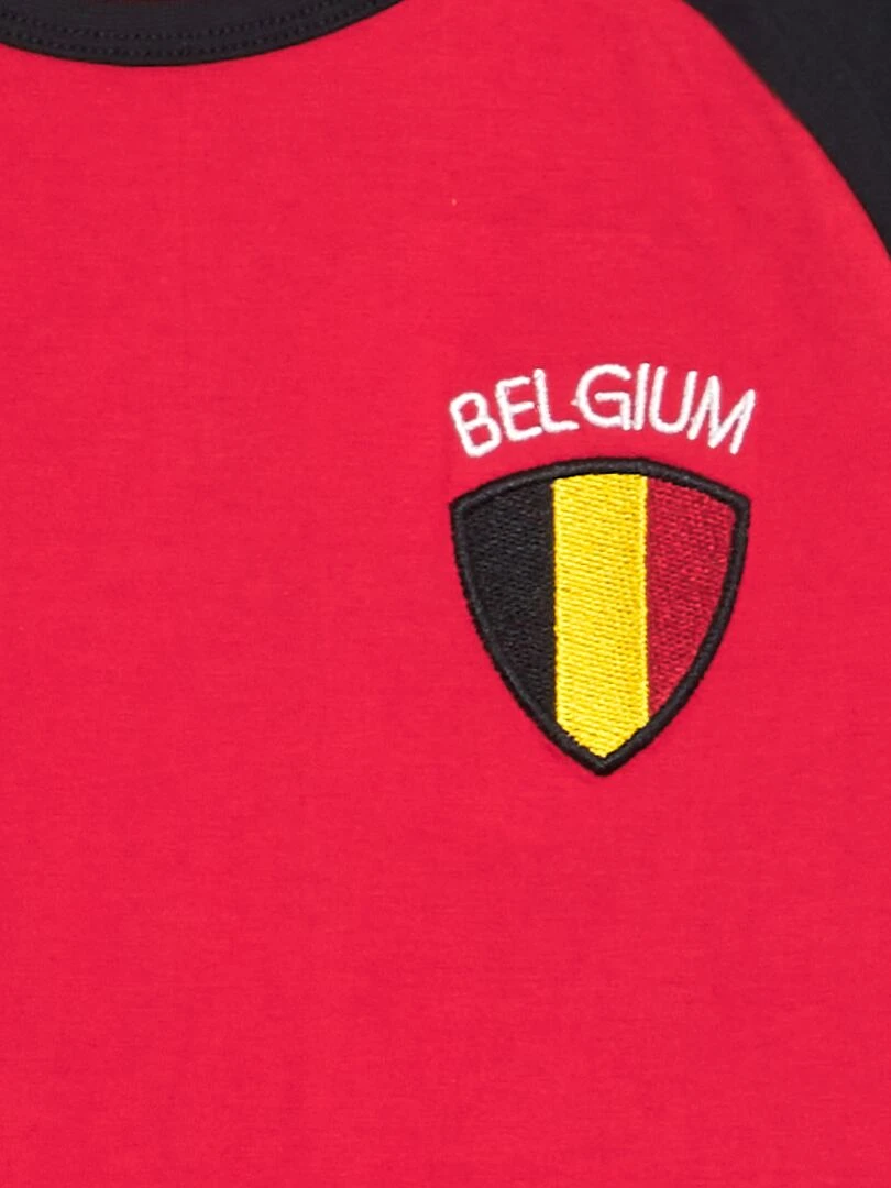 T shirt sport 'Equipe de Belgique'   Rouge