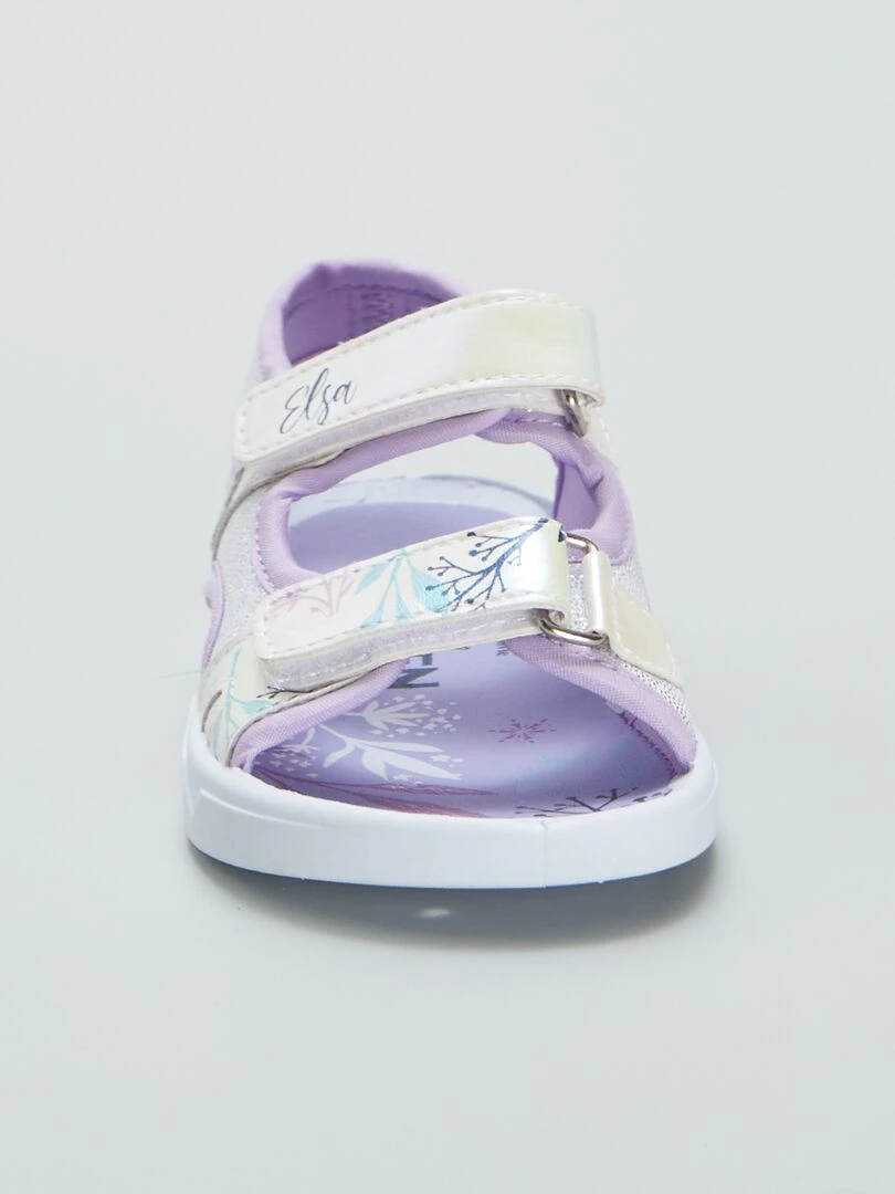 Sandales scratchées 'Reine des Neiges'   Violet