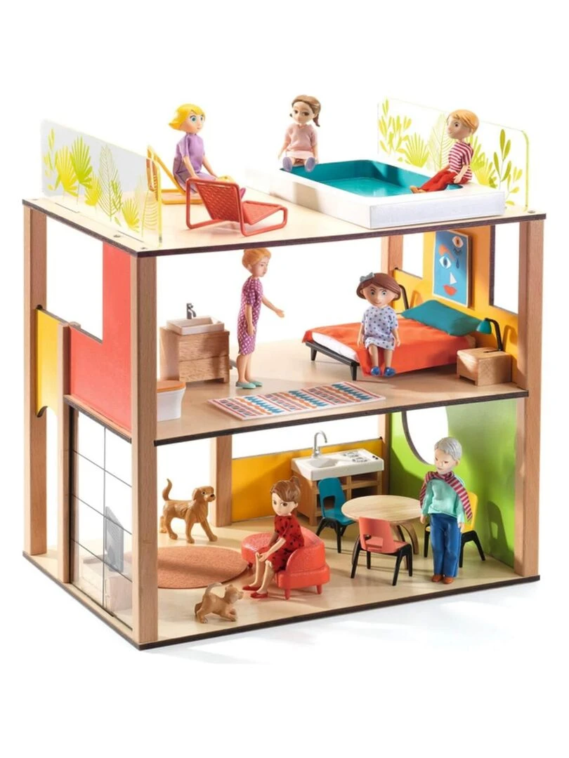 Maison de poupées meublée : City House N/A