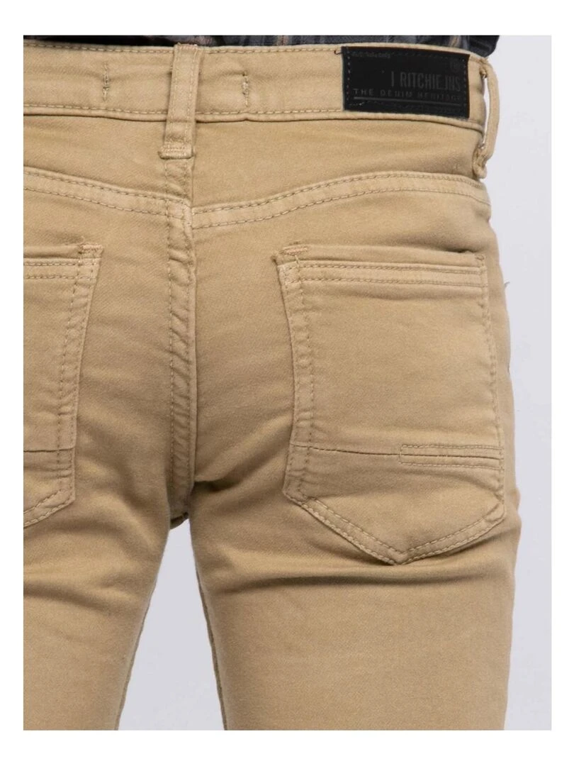 Pantalon 5 poches VAAS J   Beige