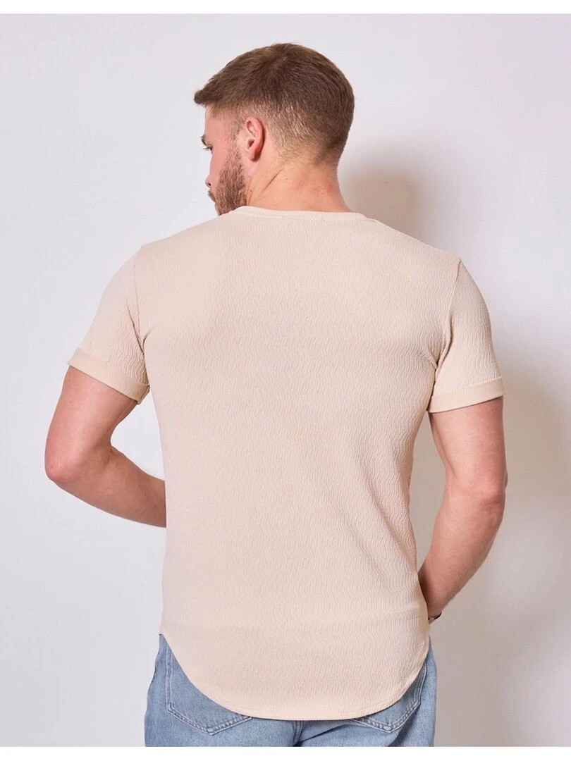 T Shirt à motifs Kebello   Beige