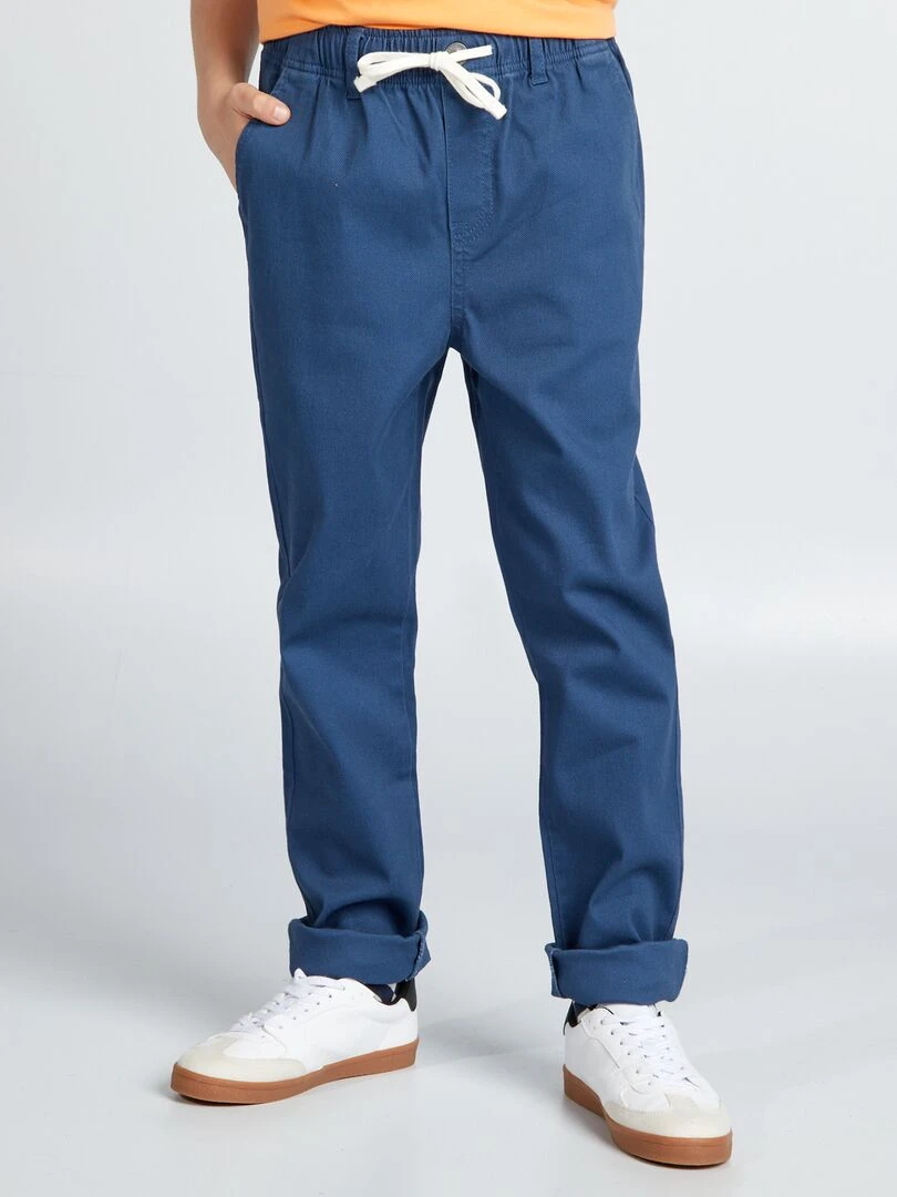 Pantalon à taille élastiquée So Easy Bleu marine