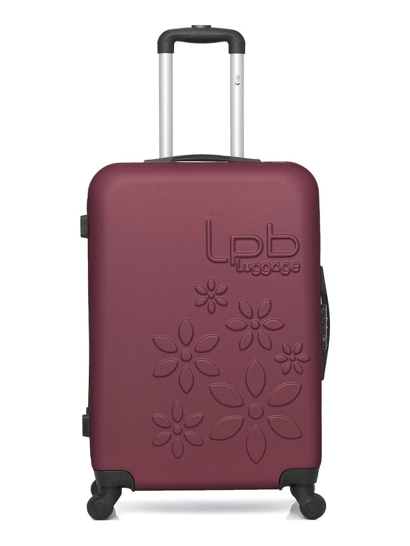 LPB LUGGAGE VALISE WEEKEND ABS ELEONOR 4 ROUES 65 CM Bordeaux
