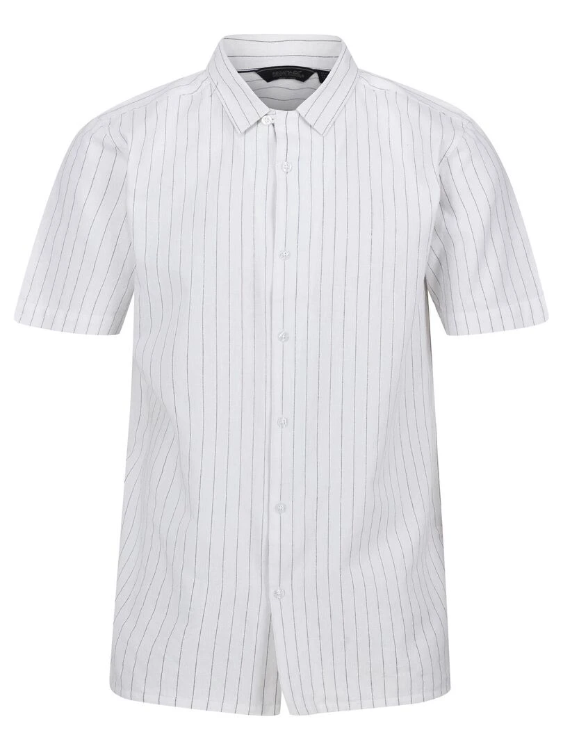 Regatta Chemise SHOREBAY Blanc Bleu