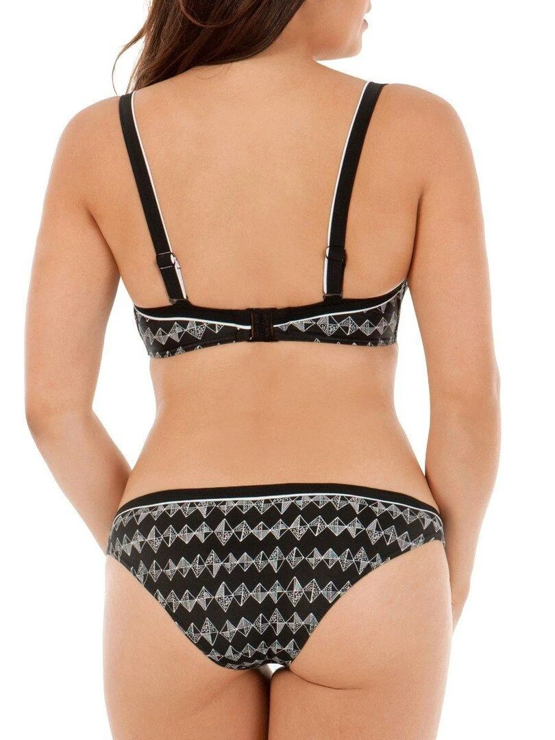 Culotte de bain taille basse Euphoria   Noir
